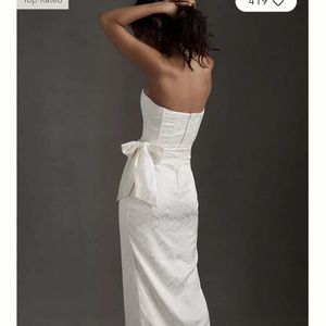 V. Chapman (Anthropologie/BHLDN) Corset Wrap Dress